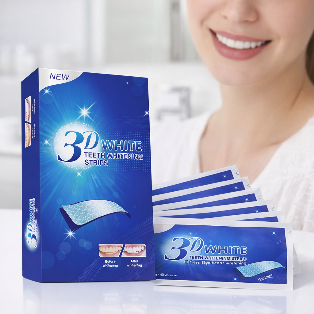 Tiras Blanqueadoras Dentales 3D | Sonrisa Más Blanca desde Casa