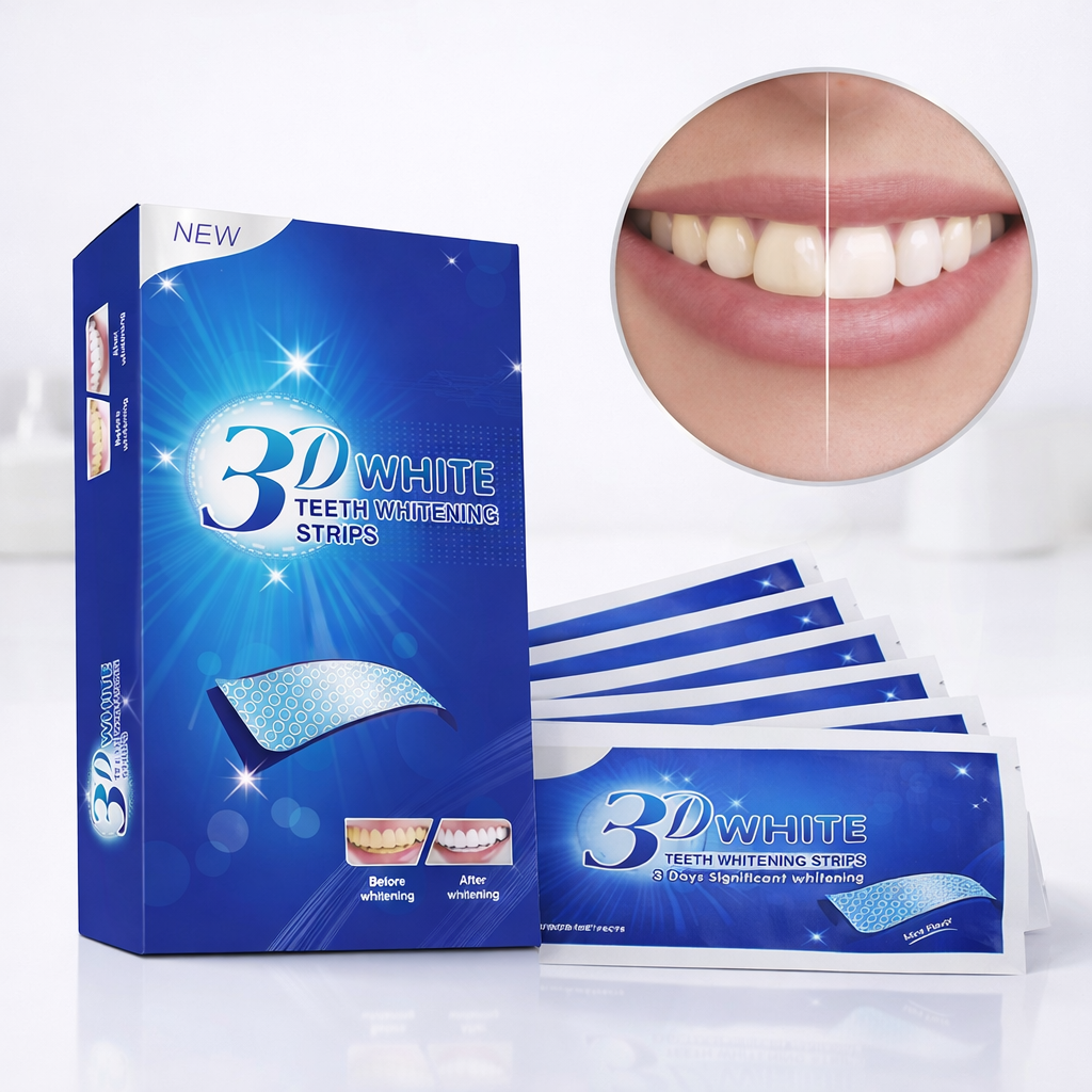 Tiras Blanqueadoras Dentales 3D | Sonrisa Más Blanca desde Casa