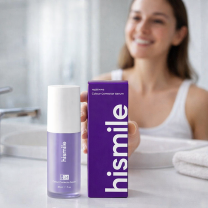 Hismile V34 Corrector Dental Morado Original | Dientes Más Blancos al Instante