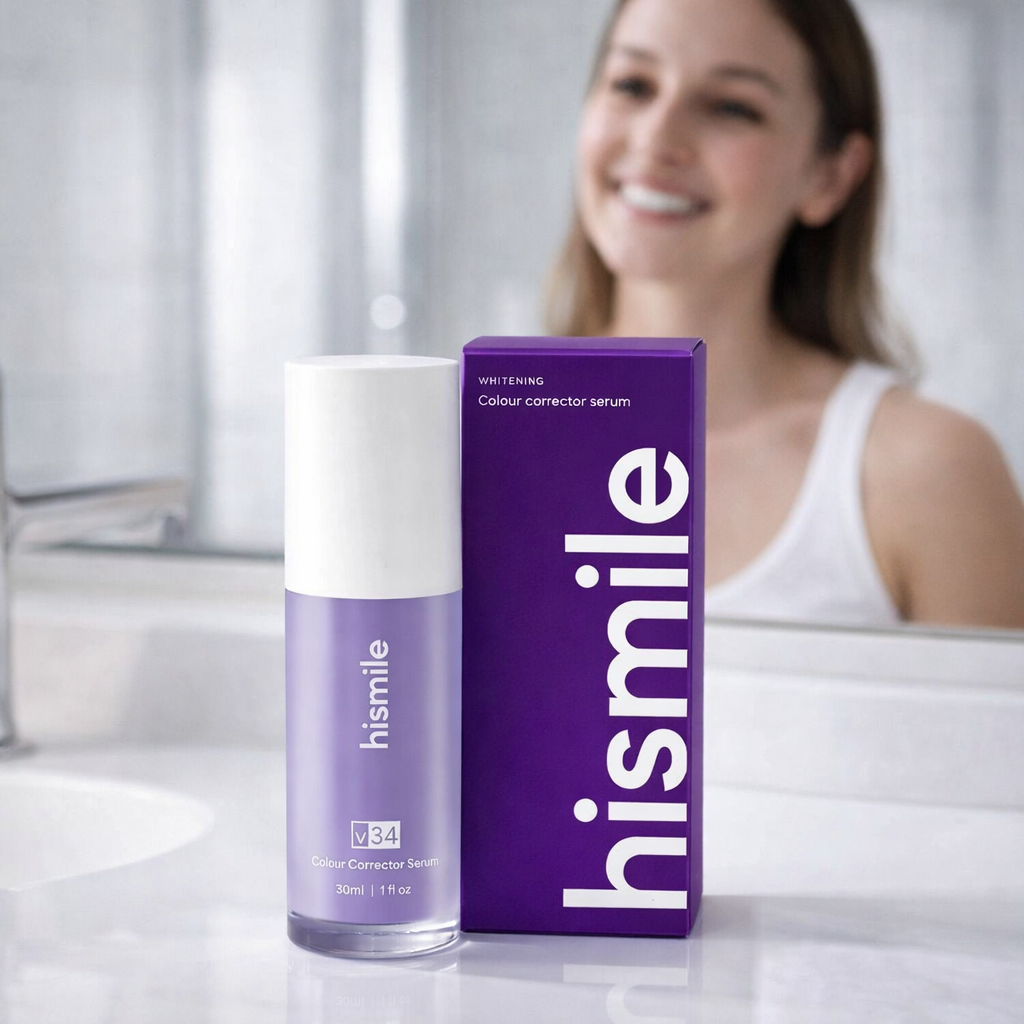 Hismile V34 Corrector Dental Morado Original | Dientes Más Blancos al Instante
